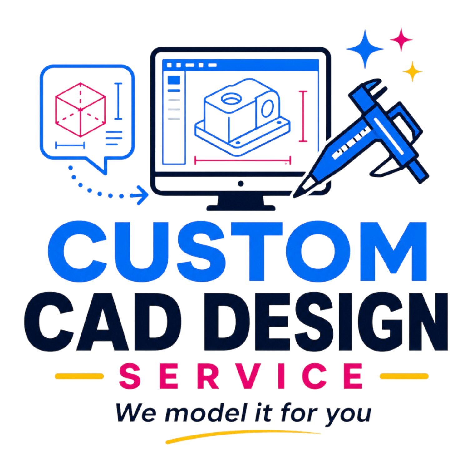 Custom CAD Design Service — custom print by Custom-Printing.us